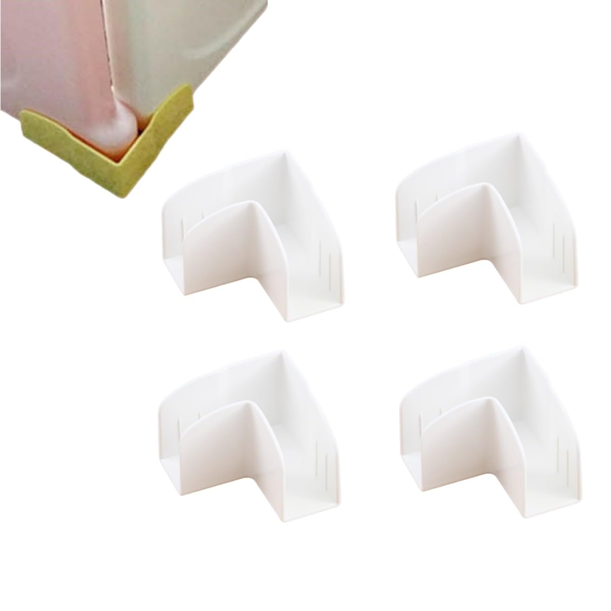 Tiuyii 4Pcs Playpen Stabilizer Anti Slip Playpen Accessories Replacement Playpen Gate Support Feet Anti Collapse Safety Baffle Playpen Fixer For Home