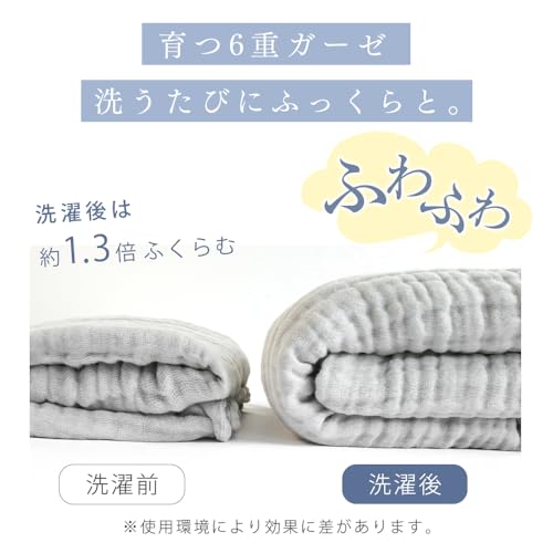 NENEKO 魔法のガーゼケット 6重ガーゼ 綿100% ふわふわタオルケット ブランケット 夏用 - 画像 4