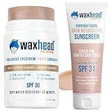 Waxhead Tinted Sunscreen For Face Sunscreen, Mineral Sunscreen, Zinc Sunscreen Tinted
