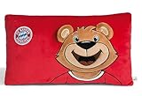 berni maskottchen 1988 Weiche Nickiqualität FC Bayern München Kissen Berni rot Schmusekissen - Plus Aufkleberkarte FCB