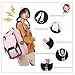 Girls Backpack Color-blocking Schoolbags for Girls Lightweight Bookbag Middle-School Elementary Backpack 20L