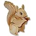 3-D Wooden Puzzle - Small Squirrel -Affordable Gift for your Little One! Item #DCHI-WPZ-M037