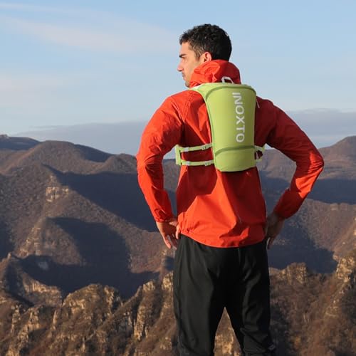 Image of INOXTO Running Hydration Vest Backpack,Lightweight Insulated Pack with 1.5L Water Bladder Bag Daypack for Hiking Trail Running Cycling Race Marathon for Women Men