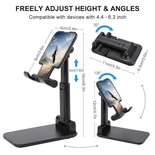 Support de téléphone portable pour bureau pliable contre les douleurs cervicales - 2
