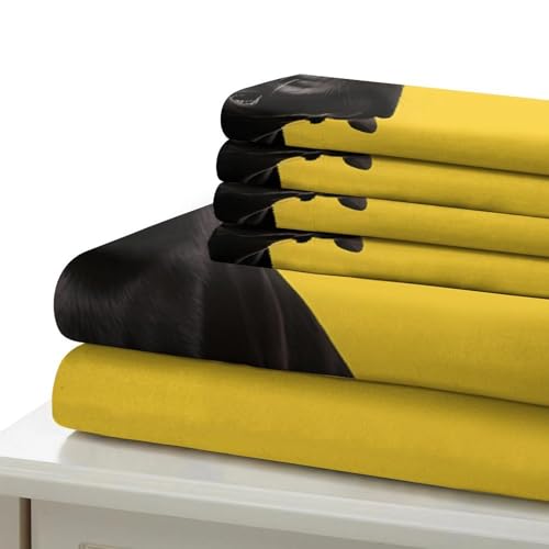 Parure de Lit Chat Noir 3D Finition Super Douce 200x200 - 7