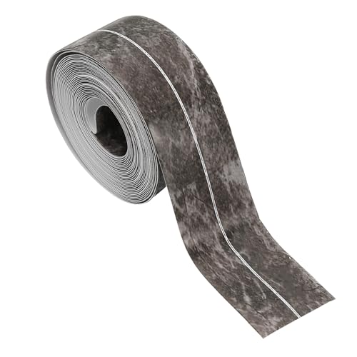 Image of PATIKIL Caulk Tape Waterproof Self Adhesive, PVC Toilet Caulking Sealant Strip Bathtub Caulk Sealing Strip Tape for Bathroom Kitchen Countertop, Ink Painting (1.5 Inch x 16.4 Ft)