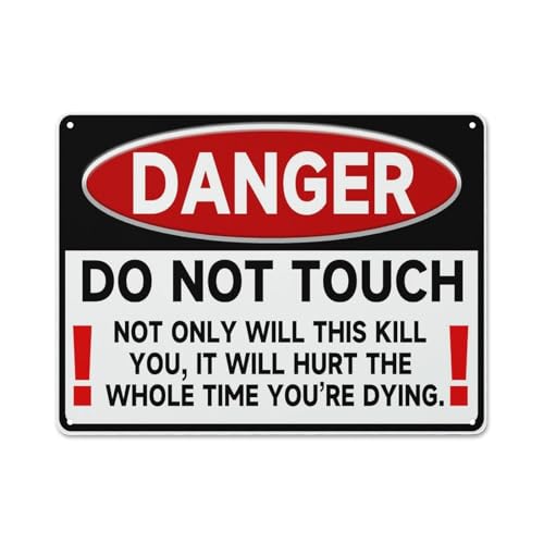 ���^���T�C�� Do Not Touch Danger 12�C���` x 16�C���` �A���~�j�E���x���T�C�� �s���Y �r�W�l�X �� �� �I�t�B�X