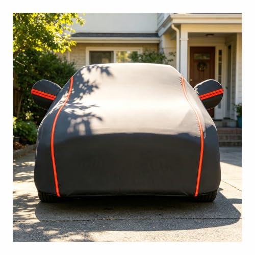 Outdoor Car Cover Compatible with Infiniti QX70, Waterproof Car Covers Windproof Sun Snow Protection, Rainproof, Indoor Outdoor, Universal in All Seasons BL981