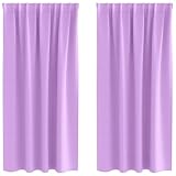 Esthétique et design élégants : la couleur violette élégante et le design bien pensé assurent un tombé fluide du tissu et rehaussent visuellement n'importe quelle pièce. Le système d'ouverture manuelle permet une utilisation confortable et donne à vos fenêtres un look soigné et moderne qui est à la fois fonctionnel et décoratif.
