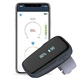 📋【Pulsioxímetro Portátil】El sensor de anillo suave hace que sea cómodo y nunca se salga del dedo durante el uso diario. Oxylink no proporciona lecturas durante el ejercicio, simplemente no tiene que moverse y quedarse quieto durante unos 10 segundos para obtener lecturas.