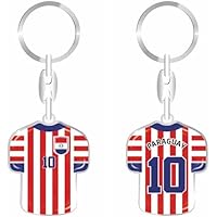daged Paraguay - Llavero con diseño de camiseta (revestimiento
