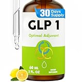 Steblowlly Glp 1 Liquid Drops for Women & Men, 27-in-1 Formula with Chromium, Hydrolyzed Collagen & Prebiotics & More | Vegan, Non-GMO, Fast Absorption - 60 ML(Lemon Flavor)