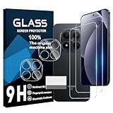 cronincards 対応 Redmi Note 15 Pro ガラスフイルム ＋ レンズ保護フィルム（2+2枚入）【 国産旭硝子素材 強化ガラス 液晶 】対応 Redmi Note 15 Pro フィルム 対応 レドミノート 15 Pro 保護フィルム【 9H硬度、 指紋認証対応 、全面保護、 高透過率、 飛散防止 、高感度、 耐衝撃、 指紋・汚れ防止 、ゼロ気泡 、ラウンドエッジ加工 、簡単貼り付け】CRONINP-RM15PO