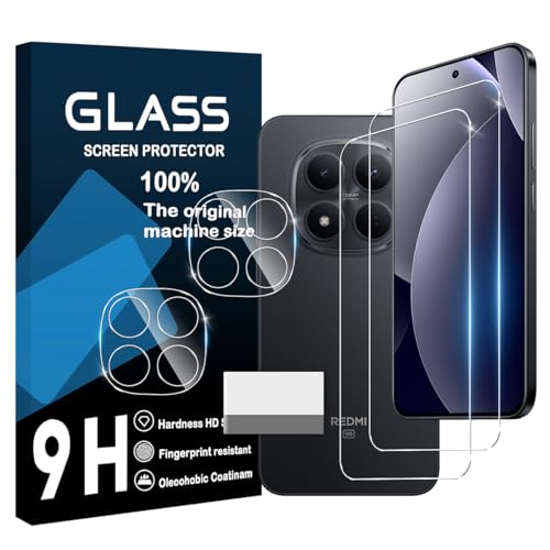 cronincards �Ή� Redmi Note 15 Pro �K���X�t�C���� �{ �����Y�ی�t�B�����i2+2�����j�y ���Y���Ɏq�f�� �����K���X �t�� �z�Ή� Redmi Note 15 Pro �t�B���� �Ή� ���h�~�m�[�g 15 Pro �ی�t�B����