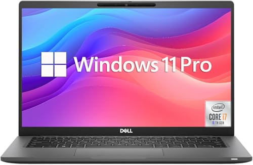 Dell Latitude 7420 14-inch FHD Laptop Computer, 11th Generation Intel Quad Core i7-1185G7 3.00 GHz, 16GB RAM, 512GB SSD, Touchscreen, Fingerprint Reader, Backlit Keyboard, Windows 11 Pro (Renewed)