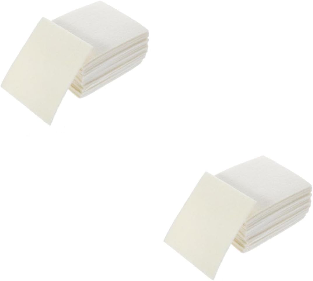 Beavorty 2sets Hair Perm Heat Insulation Pads Wool Hairdressing Protective Accessories for Safe Styling and Coloring 20pcs*2