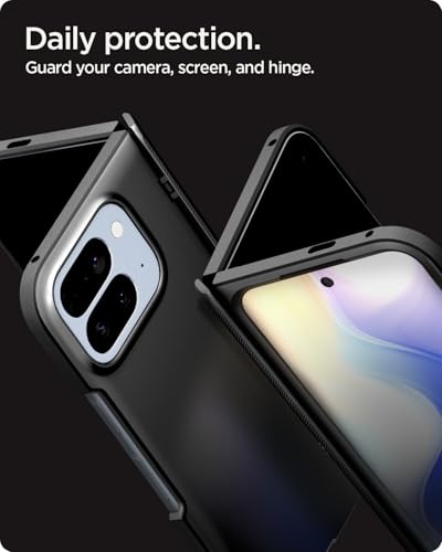 Image of Spigen Slim Armor Pro MagFit for Google Pixel 10 Pro Fold Case, Pixel 10 Pro Fold Back Cover (2025) - TPU+Poly Carbonate｜Black