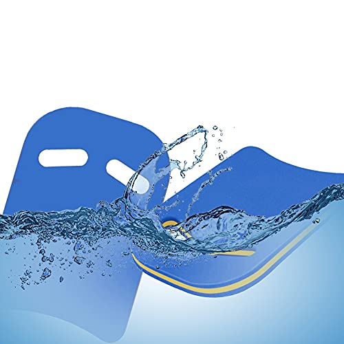 Strpretty Basic Musb Safty Swimming Kickboard - U Design Swim Training Aid Kick Board With Integrated Hole Handle, Eva Foam (17"X12")-Bule #TOP6