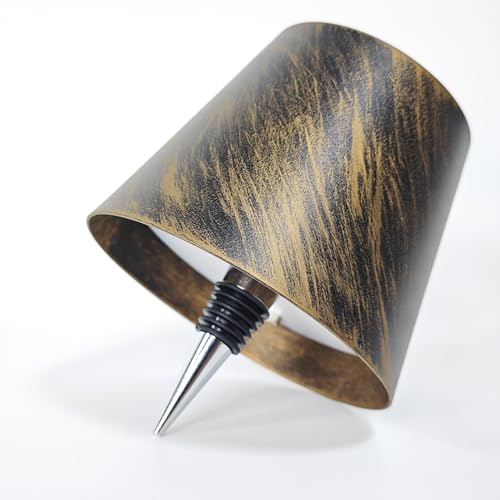 WOKWOYIO Wireless Bottle Lamp， Wireless Lamps Rechargable, Touch Control Stepless Dimming 3 Color Temperatures Bottle Lamp Kit Lampshade for Bar,Restaurant，Room Decor