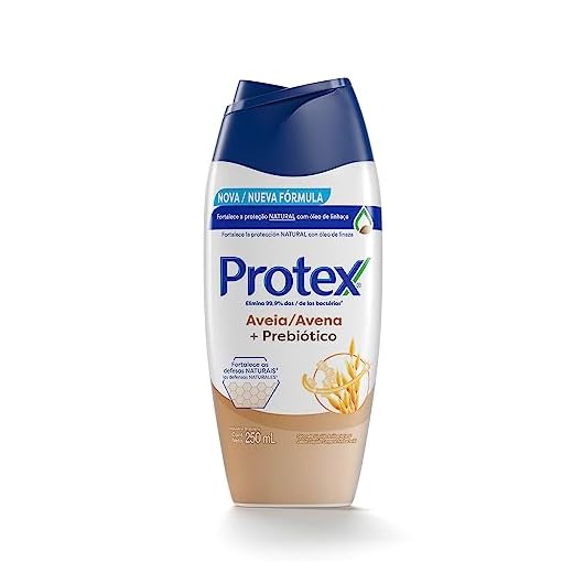 Protex Sabonete Líquido Antibacteriano para Corpo Aveia 250ml
