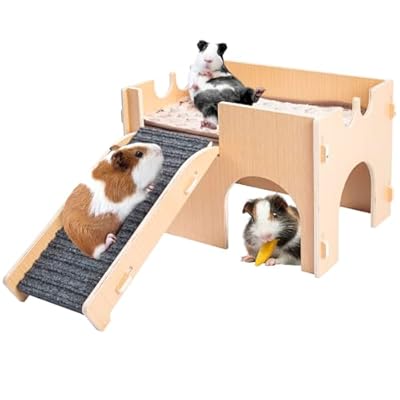 Guinea Pig Hideout,Wooden Guinea Pig Castle with Jamaica Ubuy