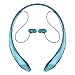 Bluetooth Headphones Headset Rymemo Newest Design Wireless Music Earphones Stereo Earbuds Sports/running Magnetic Neckband Style Shine Like Diamond Surface for Cellphone,Blue
