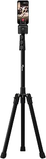 Pivo Tripod - Portable 63-inch Stand Aluminum Lightweight for Smartphone and Camera with Universal 1/4" Thread 3 Level Option for Action Camera, DSLR & Pivo Pods