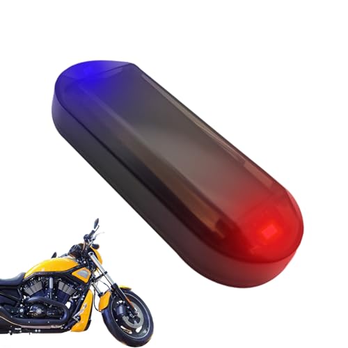 Luz de alarma de coche ficticia | Alarma de moto intermitente LED falsa Energía Solar,Productos universales para la seguridad del coche, alarma impermeable para la mayor parte y, moto, ve