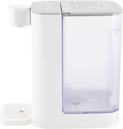Miniatura 4 de Dispensador de agua caliente instantáneo de 3 segundos con tanque de agua de 3 litros y luz luminosa, hervidores eléctricos blancos de bajo ruido de