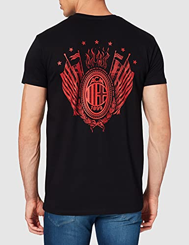 A.C. Milan Back Home T-Shirt - Black, L