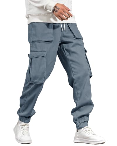 Image of Noble Monk Men's Cargo Pant | Drawstring | Solid Cargo | Multi Pockets Trackpant