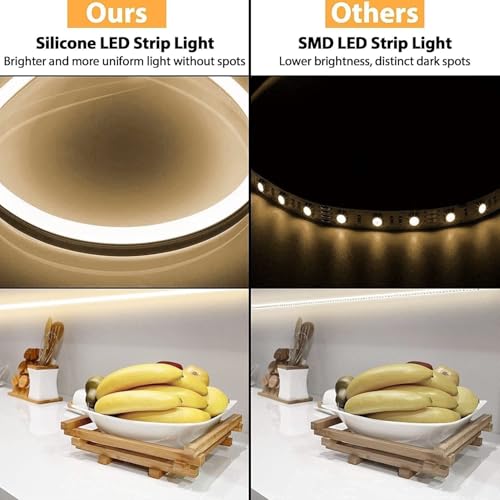 Lamomo LED Neon Lights, 12V Neutral White Dimmable LED Strip Lights, 16.4ft/5m Waterproof LED Neon Rope Lights, Silicone 4500K Neon LED Strip for Bedroom Indoor Home Decor (Power Adapter Included) by Lamomo - Image 3