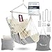 Produktbild HEIMLING Hängesessel High-Class Outdoor & Indoor XXL [All Inclusive Paket mit Aufhängung + 3 Kissen] Kinder & Erwachsene bis 150 kg | Hängematte Wohn- Schlafzimmer, Garten Balkon Terrasse