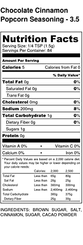 Premium | Popcorn Seasoning | Variety 2 Pack | Campfire Chocolate Cinnamon | Cinnamon Sugar Popcorn Seasoning | Calorie Free | Fat Free | Saturated Fat Free | Cholesterol Free #TOP3
