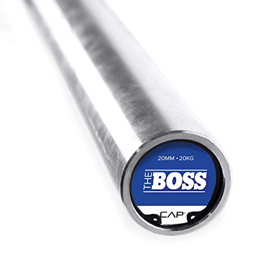 Image of Cap Pro Series 7FT Olympic Barbell, Weightlifting Bar for Strength Training