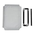 Amazon Basics Breathable Cooling Elevated Dog Bed with Durable Metal Frame, Medium, 43 x 26 x 7.5 Inch, Grey - Image 5