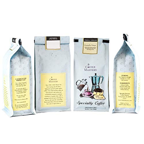 Coffee Masters Gourmet Coffee, Guatemalan Finca El Bosque, Ground, 12-Ounce Bags (Pack Of 4) #TOP3
