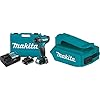 Makita FD10R1 12V max CXT Lithium-Ion Cordless 1/4 Hex Screwdriver Kit (2.0Ah) with ADP06 12V max CXT Lithium-Ion Cordless Power Source