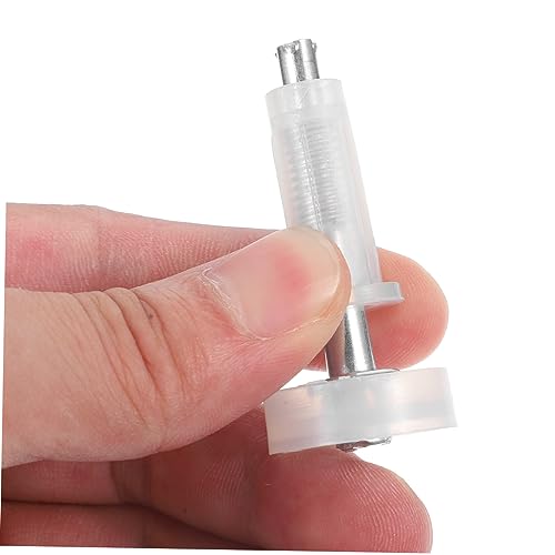 Bisagra pivotante para puertas plegables DOITOOL, hardware para clósets residenciales y comerciales, acabado cromado, color blanco miniatura 4