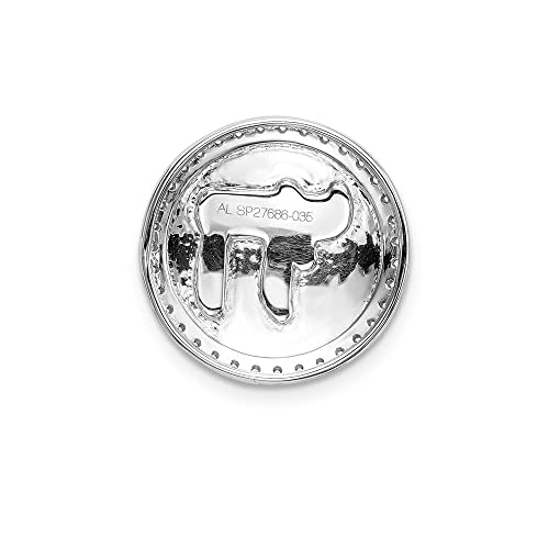 14k White Gold 1/10ct. Diamond Chai Chain Slide GLD-AZ-PM4357-010-WA3