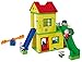 Big-Bloxx Peppa Pig Play House – Kit de Construction Big-Bloxx composé de Peppa, Schorsch et Maison, 72 pièces, pour Enfants à partir de 18 Mois