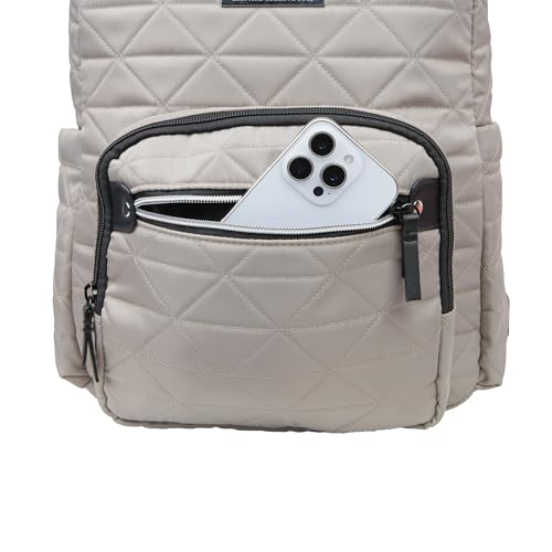 Image of Kenneth Cole REACTION Emma Women's Backpack 15 inch Laptop Bag for Work and Travel, Rye
