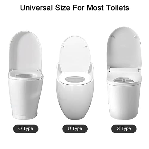 Pumuky 80 Pièces Protege Toilette Jetable, Protege Cuvette WC Jetable – vue 5