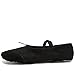 CIOR Ballet Slippers For Girls Classic Split-Sole Canvas Dance Gymnastics Yoga Shoes Flats(Toddler/Little Kid/Big Kid),VTW01,Black,28
