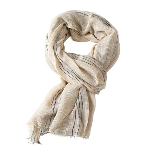Pañuelo cálido de hombre con rayas grises accesorios de vestir invierno