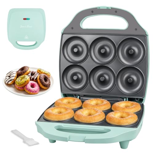 Baker’s Friend Mini Donut Maker Machine for Home, 6 x 3'' Mini Doughnut Maker Machine, Donut Maker...