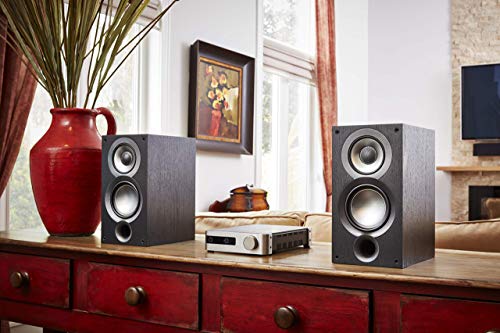 Elac Uni-Fi 2.0 Ub52 Bookshelf Speakers (Pair), Black (Ub52-Bk) (Renewed) #TOP1