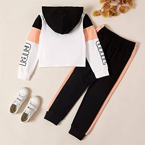 Image of Axumity Toddler Baby Girls Clothes Long-sleeve Tie Dye Hoodie Sweatshirt Pants Hooded Outfit Set