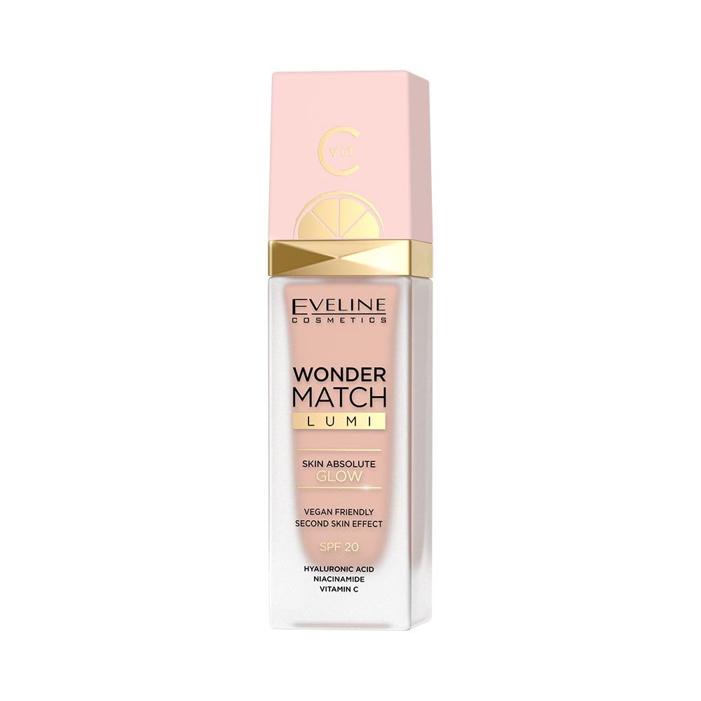 Eveline Cosmetics Wonder Match Podkład rozświetlający-Nr 10 - Vanilla