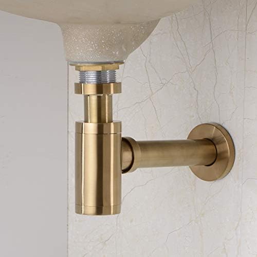 Sink Drains BESTILL Brass Bottle Ptrap Drain Kit for Bathroom Basin